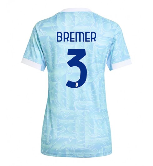 Juventus Gleison Bremer #3 Venkovní Dres pro Dámské 2025-26 Krátký Rukáv Juventus Gleison Bremer #3 Venkovní Dres pro Dámské 2025-26 Krátký Rukáv